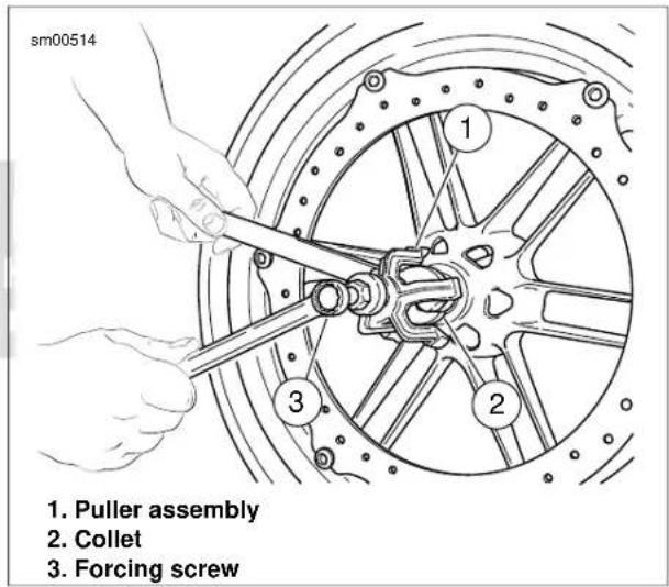 BUELL XBR Firebolt (2009) - Bearing Removal - 3