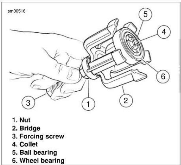 BUELL XBR Firebolt (2009) - Bearing Removal - 6