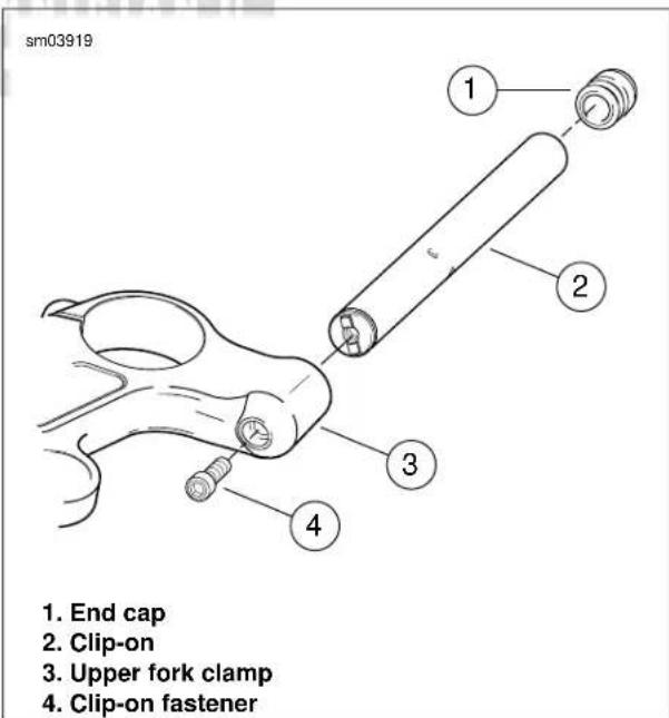 BUELL XBR Firebolt (2009) - Left Clip-On - 2