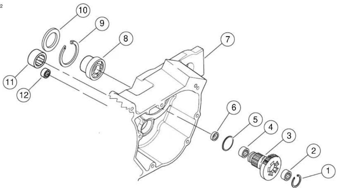 BUELL XBR Firebolt (2009) - Shifter Drum Bushing - 1