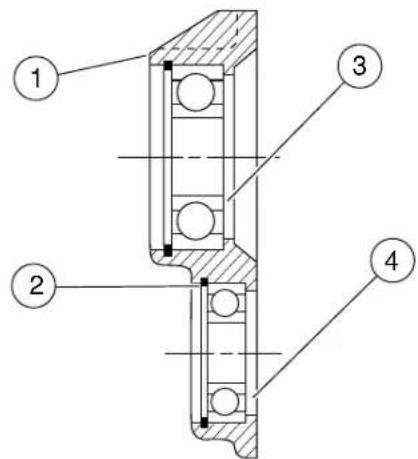BUELL XBR Firebolt (2009) - Shift Drum Bushing - 2