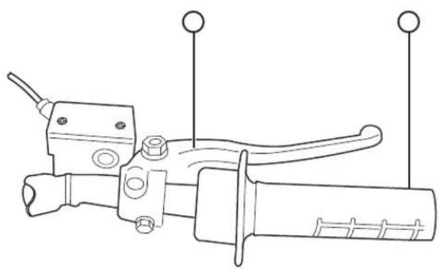 Zero MX (2011) - Handlebar Controls (X/MX Dirt) - 2