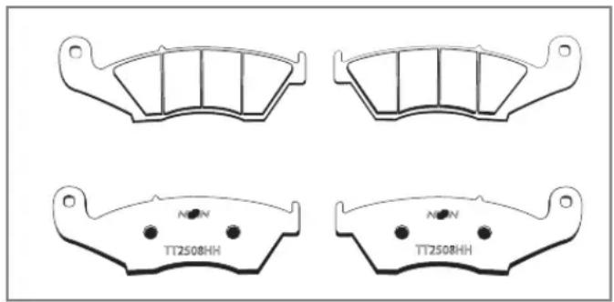 Zero XU (2013) - Front Brake Pads - 1
