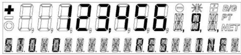 Kern PRJ 6200-1IP65NM - Anzeigebeispiel: Statistikprogramm - 1