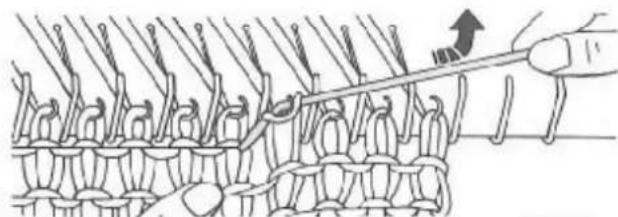Zippy Plus - Unravelling a row of knitting - 2