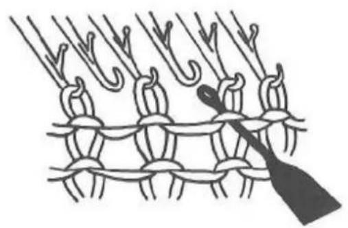 Zippy Plus - How to knit a crew neckband to match the double welt - 4