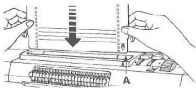 Zippy Plus - Putting in a punchcard - 2