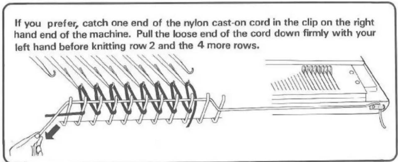 Zippy Plus - To cast-on... Open edge cast\~on - 6