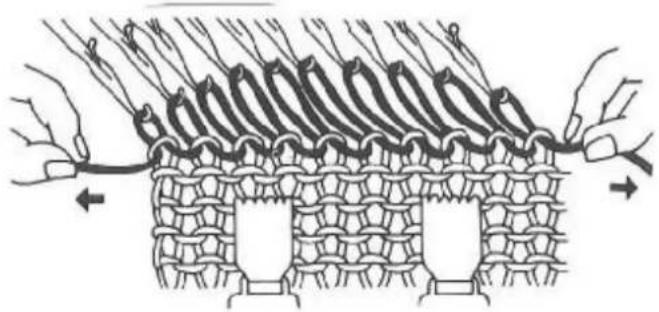 Zippy Plus - Holding position for pattern knitting - 4