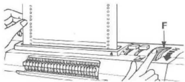 Zippy Plus - Putting in a punchcard - 3