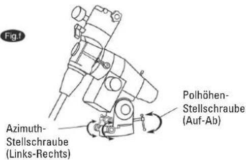Dörr Danubia Orion 200 - BEDIENUNG DER EQ5 MONTIERUNG ORION 200 - 1