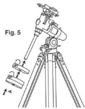 Dörr Danubia Orion 200 - Anbringen des Gegengewichtes (Fig.4,5) - 1