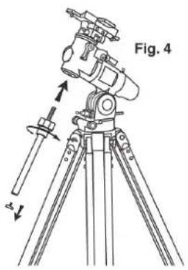 Dörr Danubia Orion 200 - Befestigung der Montierung auf dem Stativ (Fig. 3) - 3