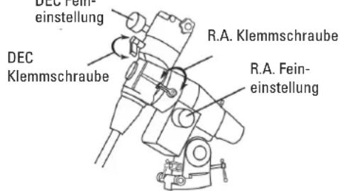 Dörr Danubia Atlas 2000 - BEDIENUNG DER EQ5 MONTIERUNG ORION 200 - 2