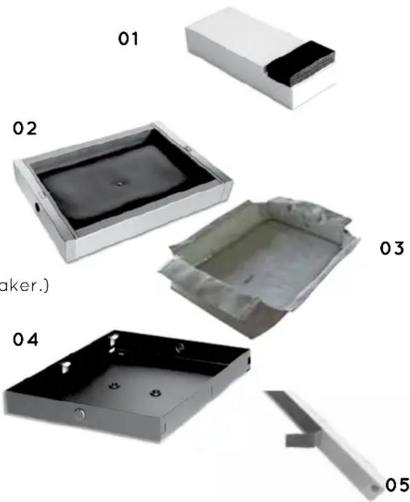 Amina Evolution AIW350iN-S200 loudspeaker - Shims - 1