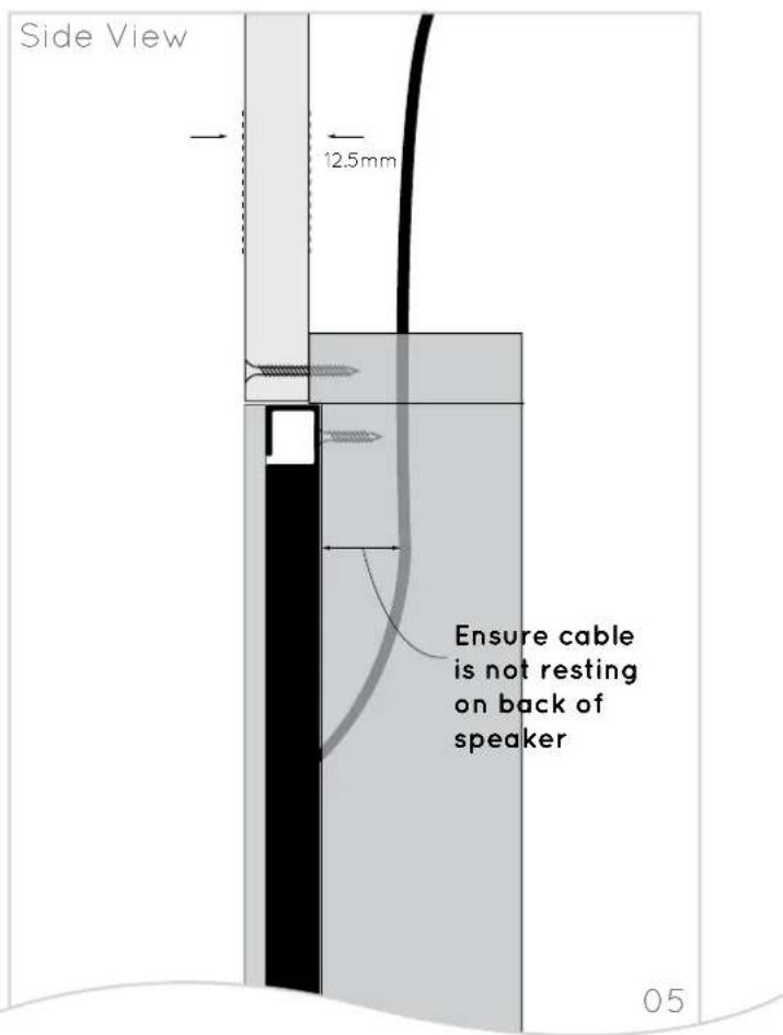 Amina Evolution AIW350iN-S200 loudspeaker - Secure the speaker - 1