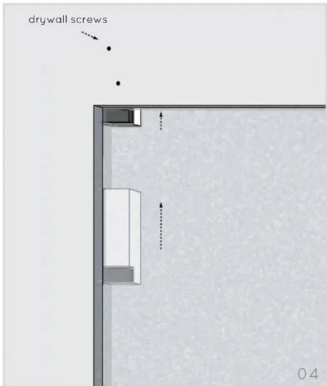Amina Evolution AIW350iN-S200 loudspeaker - Attach mounting blocks (x4 per speaker) - 2