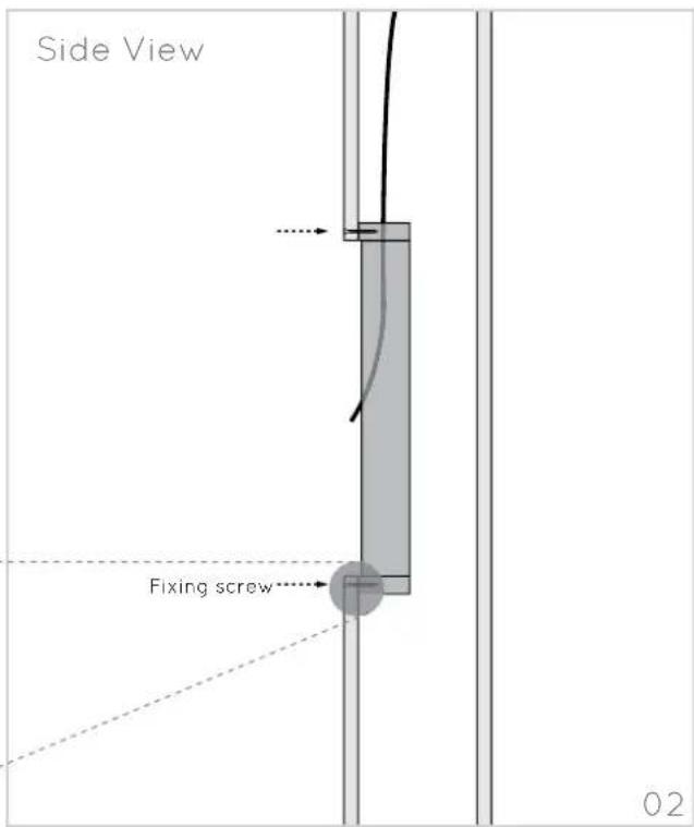 Amina Evolution AIW350iN-S200 loudspeaker - Fix backbox - 1