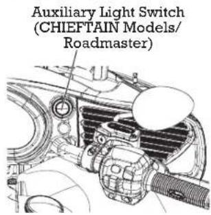 Indian Chieftain Dark Horse (2016) - Auxiliary Light Switch (if equipped) - 1