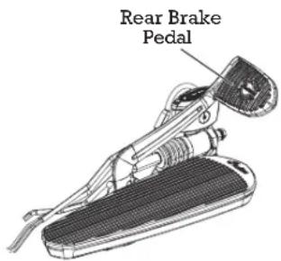 Indian Chieftain Dark Horse (2016) - Rear Brake Pedal - 1