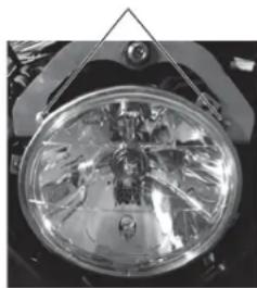 Indian Chieftain Dark Horse (2016) - Headlight Aim Adjustment - 1