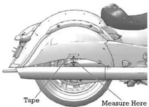 Indian Chieftain Dark Horse (2016) - Rear Shock Preload (Ride Height) Inspection - 1