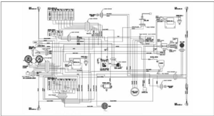 Royal Enfield Thunderbird Twinspark (2006) - WIRING DIAGRAM - 1