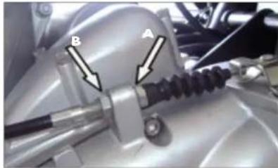 Royal Enfield Thunderbird Twinspark (2006) - a. Clutch Play Adjustment - 1