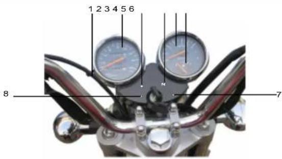 Royal Enfield Thunderbird Twinspark (2006) - LOCATION OF KEY PARTS - 1