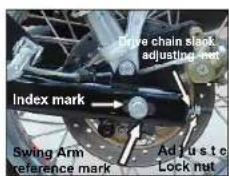 Royal Enfield Continental GT (2014) - DRIVE CHAIN FREE PLAY (PLAY 20 - 25 MM) - 1