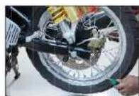 Royal Enfield Continental GT (2014) - DRIVE CHAIN FREE PLAY (PLAY 20 - 25 MM) - 3
