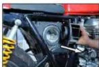 Royal Enfield Continental GT (2014) - AIR FILTER PAPER ELEMENT CLEAN AND REFIX : EVERY 3000 KMS - 3