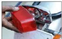 Royal Enfield Continental GT (2014) - TAIL LAMP BULB REPLACEMENT - 5
