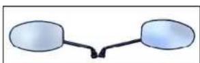 Royal Enfield Continental GT (2014) - SIDE VIEW MIRRORS - 1