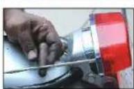 Royal Enfield Continental GT (2014) - TAIL LAMP BULB REPLACEMENT - 3