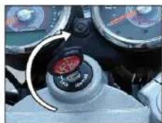 Royal Enfield Continental GT (2014) - STEERING UNLOCK - 1