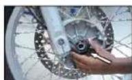 Royal Enfield Continental GT (2014) - FRONT WHEEL REASSEMBLY - 1