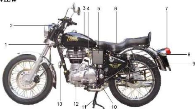 Royal Enfield Bullet 350 Twinspark (2014) - ENGINE NUMBER - 4