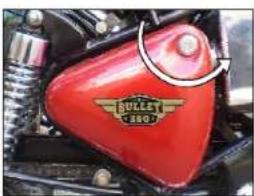 Royal Enfield Bullet 350 Twinspark (2014) - FUEL TANK CAP - 4