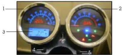 Royal Enfield Thunderbird 350 (2017) - DIGITAL INSTRUMENT CLUSTER - 1