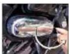 Royal Enfield Thunderbird 350 (2017) - RIDER & PILLION SEAT CABLE LOCK - 1
