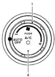 1 PUSH AUTO OFF A/C + 4