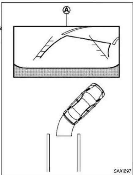Technical diagram showing a car under construction with an inset view of a road and pavement (no text or symbols)
