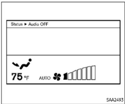 Status ► Audio OFF 75°F AUTO SAA2493