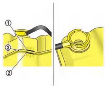 Technical diagram showing a mechanical assembly with numbered components, likely illustrating a turning or disassembly process.