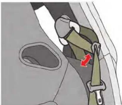 NISSAN GT-R (2016) - Checking seat belt operation - 1