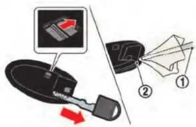Diagram showing car seatbelt switch mechanism with labeled parts and directional arrows