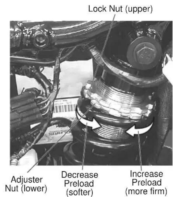 Victory Vegas (2016) - Rear Shock Preload (Ride Height) Adjustment - 2