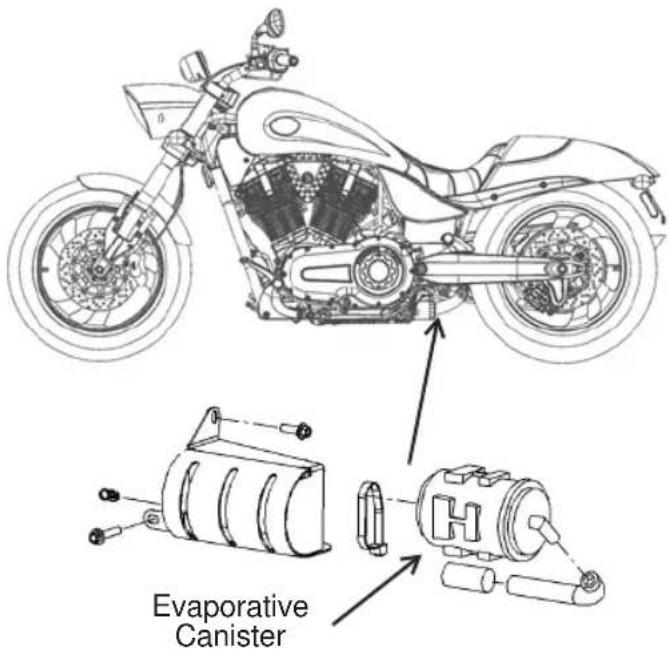 Victory Vegas (2016) - Evaporative Emission Control System (California Models) - 1