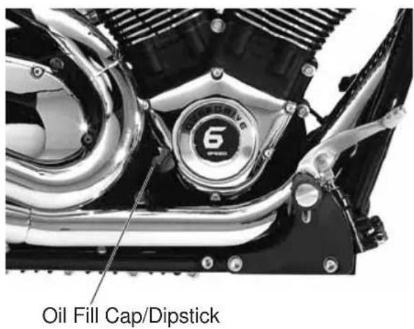 Victory Vegas (2016) - Pre-Ride Inspections Engine Oil Level - 1